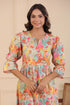 Women Multi Disital Printed Fit and Flare Dresses